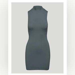Babaton conture mock Neck Mini Dress
